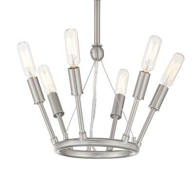 6 Light Semi Flush