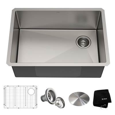 Standart PROE 27-inch 16 Gauge Undermount Single Bowl Stainless Steel Kitchen Sink