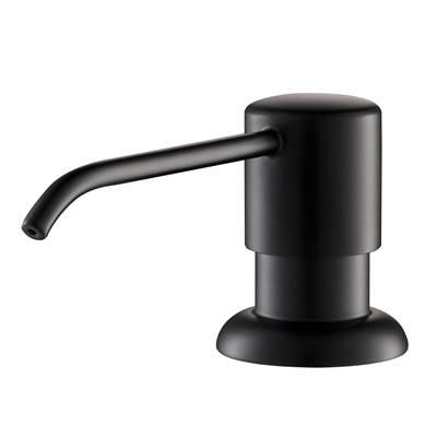 BodenE Kitchen Soap and Lotion Dispenser in Matte Black