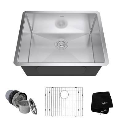Standart PROE 23-inch 16 Gauge Undermount Single Bowl Stainless Steel Kitchen Sink