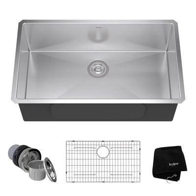 Standart PROE 32- Undermount 16-Gauge Stainless Steel Single Bowl Kitchen Sink