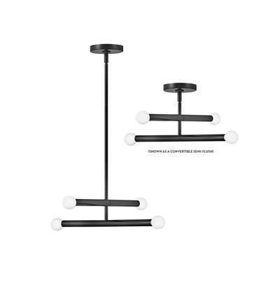 Four Light Convertible Pendant