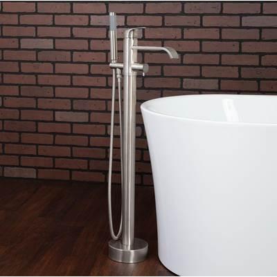 Contemporary High Flow Freestanding Gooseneck Tub Faucet by Maidstone