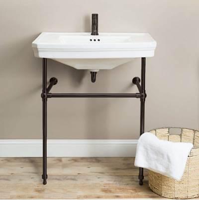 32 Inch Metal Console Sink