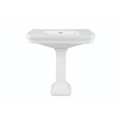 32 Inch Pedestal Sink - 4 Inch - No Backsplash