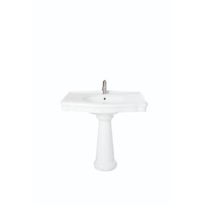 34 Inch Pedestal Sink - 8 Inch