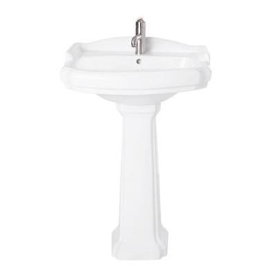 23 Inch Pedestal Sink - 8 Inch by Maidstone