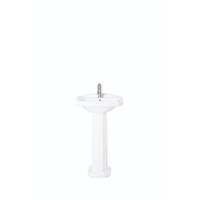 19 Inch Pedestal Sink - 8 Inch by Maidstone