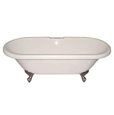 Claridge Acrylic Double Ended Pedestal Tub