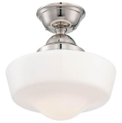 1 Light Semi Flush Mount