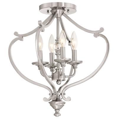 4 Light Semi Flush And Chandelier by Minka-Lavery