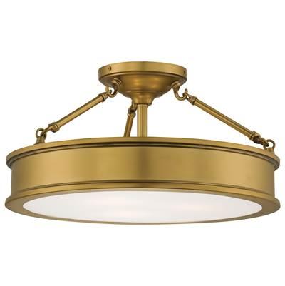 3 Light Semi Flush Mount
