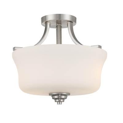 2 Light Semi Flush