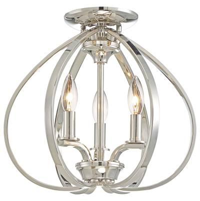 3 Light Semi Flush Mount by Minka-Lavery