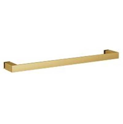 Contemporary Square Glass Install 18'' Towel Bar, Bg