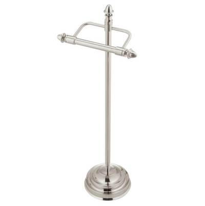 Brushed Nickel Freestanding Paper Holder by Moen
