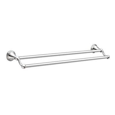 Chrome 24'' Double Towel Bar by Moen