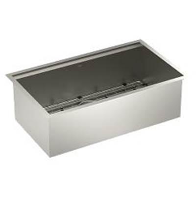 32''x19'' Single Bowl Undermount Workstation Sink by Moen