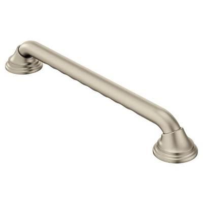 Brushed Nickel 16'' Designer Grab Bar by Moen