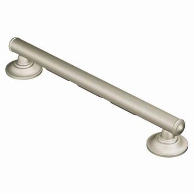 Brushed Nickel 24'' Designer Grab Bar by Moen