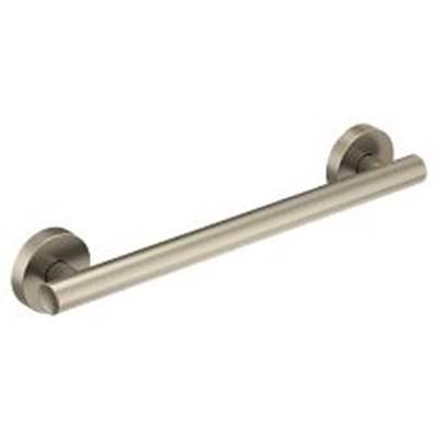 Brushed Nickel 16'' Designer Grab Bar by Moen