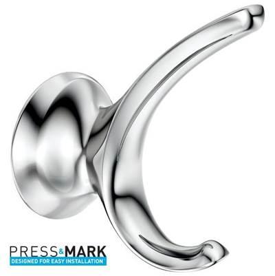 Chrome Double Robe Hook by Moen