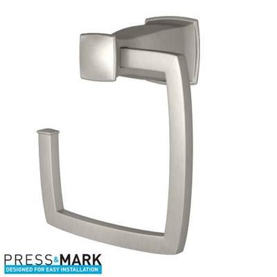 Brushed Nickel Towel Ring by Moen