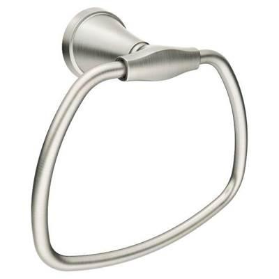 Brushed Nickel Towel Ring by Moen