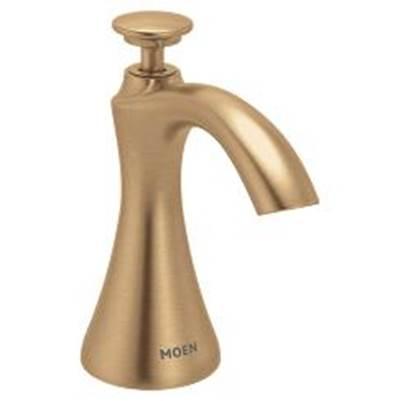 Bronzed gold (bzg) one-handle kitchen faucet by Moen