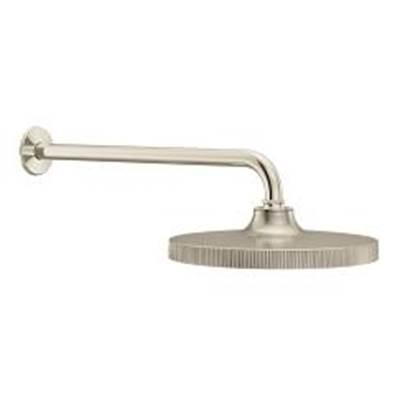 Brushed Nickel/Polished Nicke One-Function 10'' Diameter Spray Head Eco-Performance Rainshower by Moen