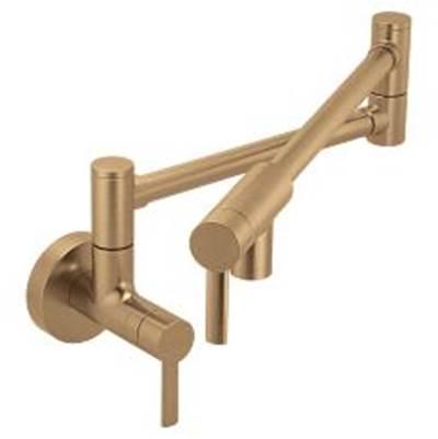 Bronzed gold (bzg) two-handle kitchen faucet by Moen