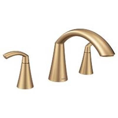 Glyde 3h Roman Tub Bzg - Bronzed Gold by Moen