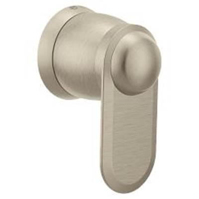 Brushed nickel volume control by Moen