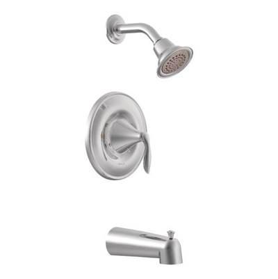 Chrome Posi-Temp(R) tub/shower by Moen
