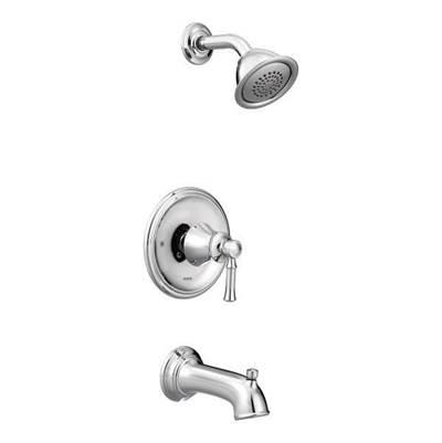 Chrome Posi-Temp(R) tub/shower by Moen