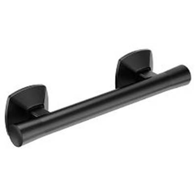 Matte Black 9'' Hand Grip by Moen
