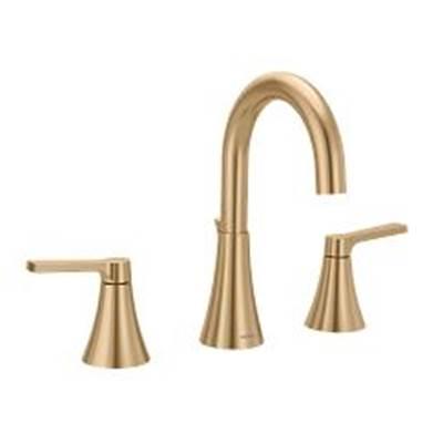 Bronzed gold (bzg) two-handle bathroom faucet by Moen
