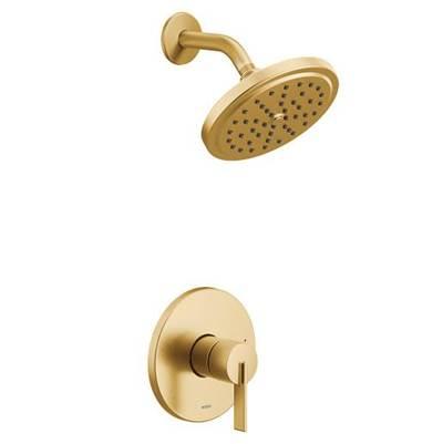 Cia M-CORE 2-Series Eco Performance 1-Handle Shower Trim Kit in Brushed Gold (Valve Sold Separately) by Moen