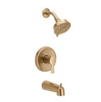 Bronzed gold (bzg) M-CORE 2 series tub/shower by Moen