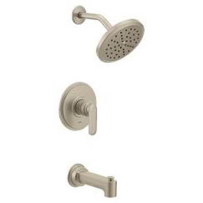 Chrome M-CORE 3 series tub/shower by Moen