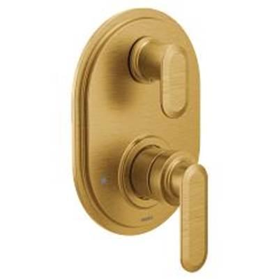 Brushed gold M-CORE with transfer M-CORE transfer valve trim by Moen