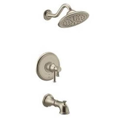 Belfield Brushed Nickel M-Core 4-Series Tub/Shower by Moen