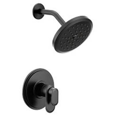 Greenfield Matte Black M-Core 4-Series Shower Only by Moen
