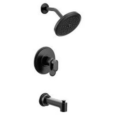 Greenfield Matte Black M-Core 4-Series Tub/Shower by Moen
