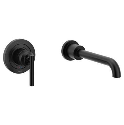Gibson 1H Wall Mount Tub Bl - Matte Black by Moen