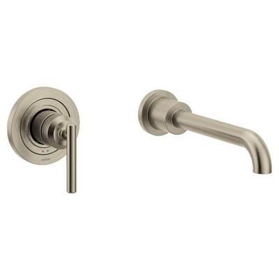 Gibson 1H Wall Mount Tub Bn - Brushed Nickel by Moen
