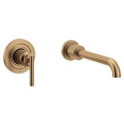 Gibson 1h Wall Mount Tub Bzg - Bronzed Gold by Moen