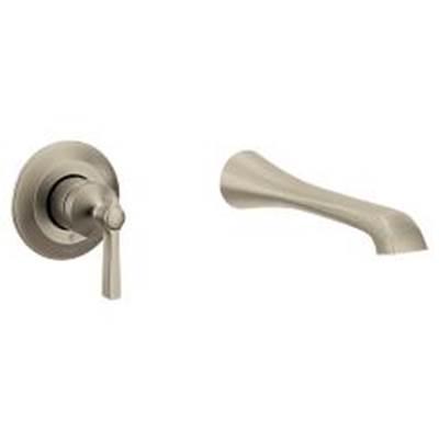 Brushed Nickel One-Handle Tub Filler by Moen