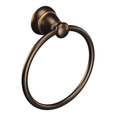 Mediterranean Bronze Towel Ring by Moen