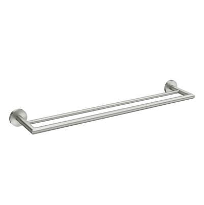 Brushed Nickel Double Towel Bar by Moen